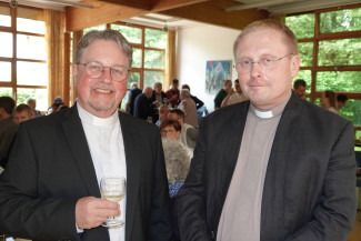 Pfarrer-Duo Norbert Stapfer und Joachim von Kölichen in Bad Füssing