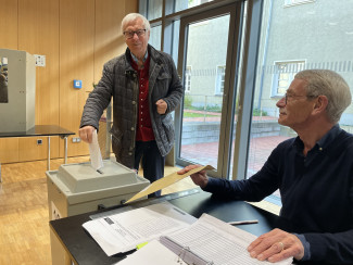 Wahlurne bei der KV-Wahl